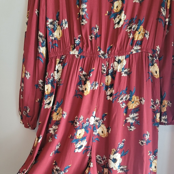 Xhilaration Floral Pant Romper - Picture 4 of 9